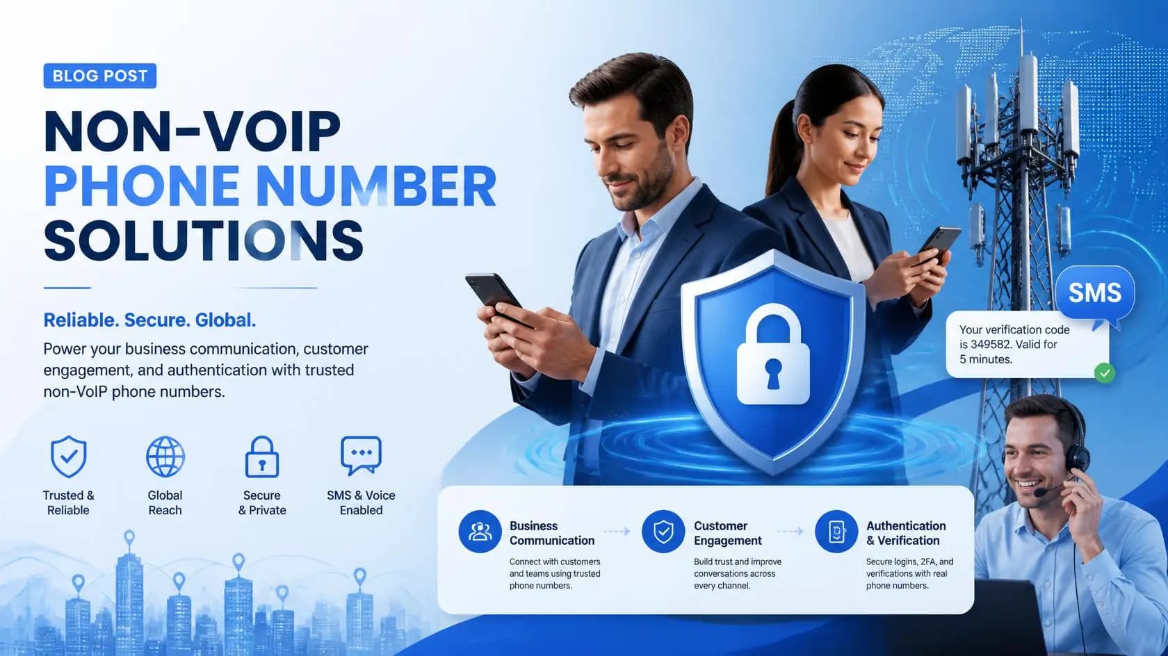 Business Non-VoIP Phone Number Solutions | Reliable Carrier-Backed Communication